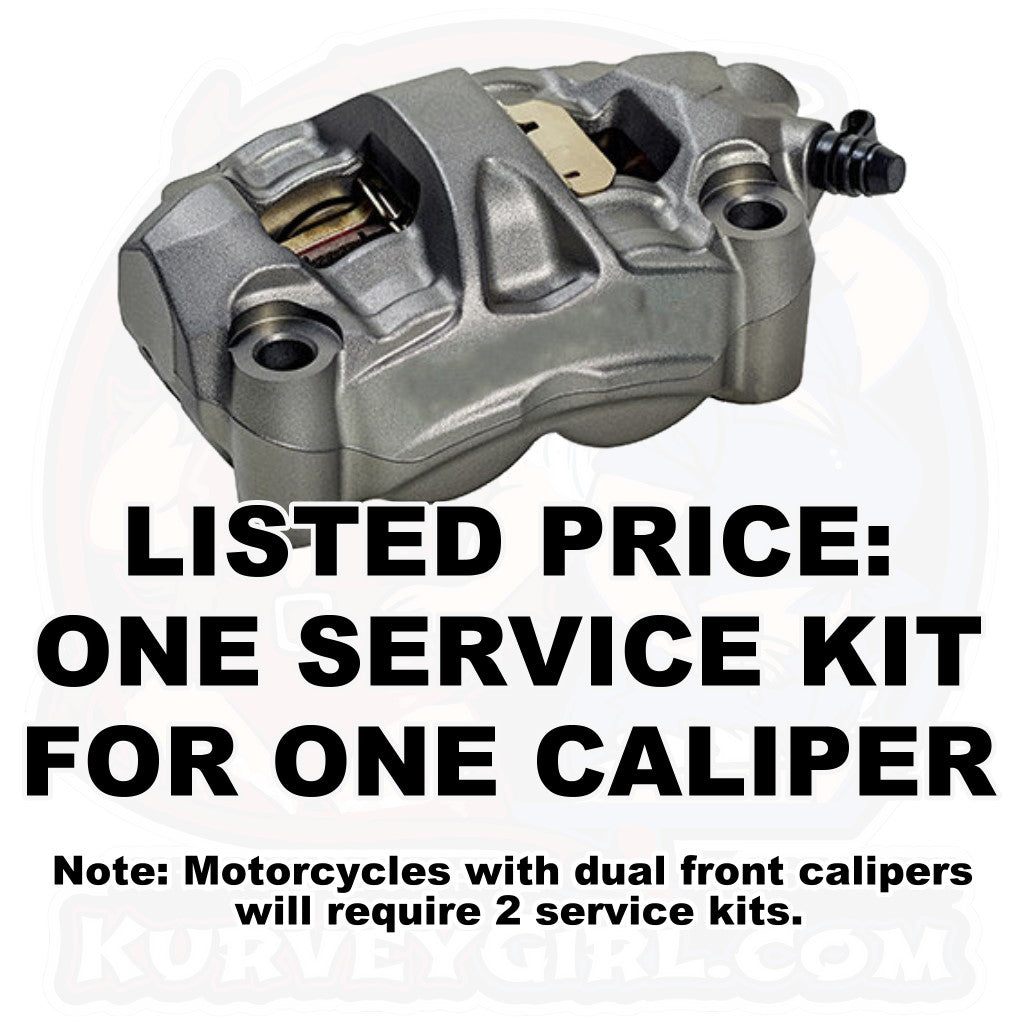Listed Price One Service Kit for One Caliper