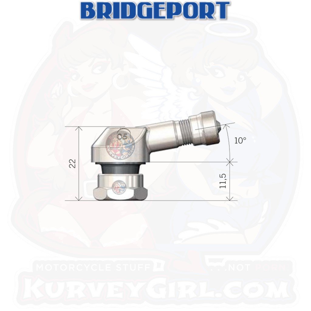 Valve Stem Drawing Measurements Angled 83 Degree 11.3 mm Gen 2 Aluminum 2 Pack Racing Bridgeport