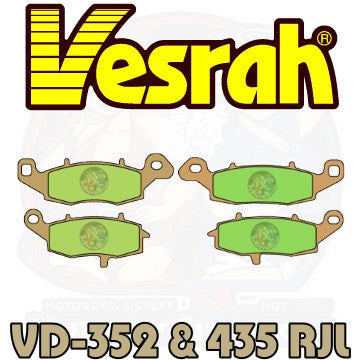 Vesrah Brake Pad Shape VD 352 RJL 435 RJL