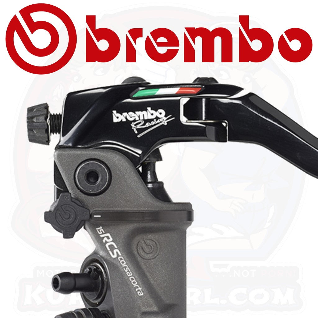 Brembo 15 RCS Corsa Corta Brake Master Cylinder, Short Lever 110C74020 110.C740.20