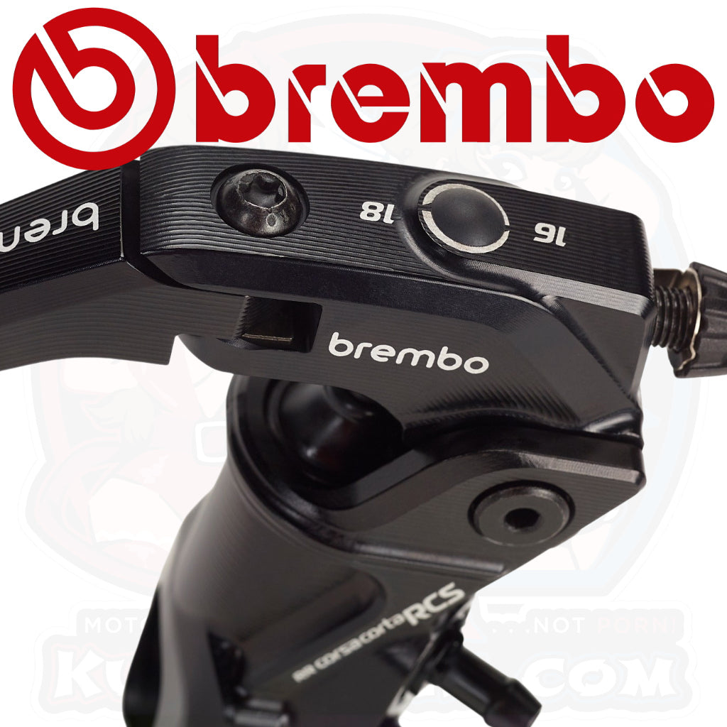  BREMBO 19 RCS Corsa Corta RR Radial Clutch Master Cylinder Kit 110.E711.50 Top View Iso image