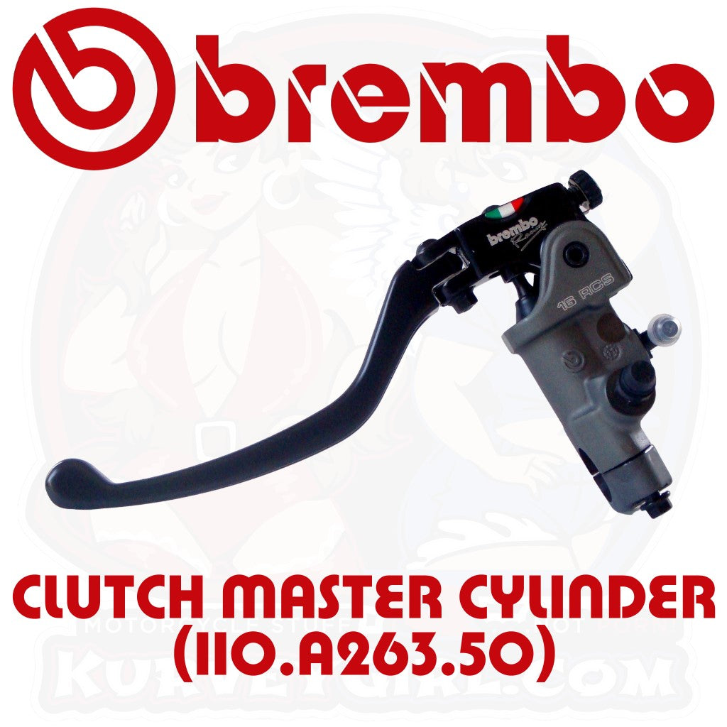 BREMBO 16 RCS Radial Clutch Master Cylinder Kit (110.A263.50) (110A26350)