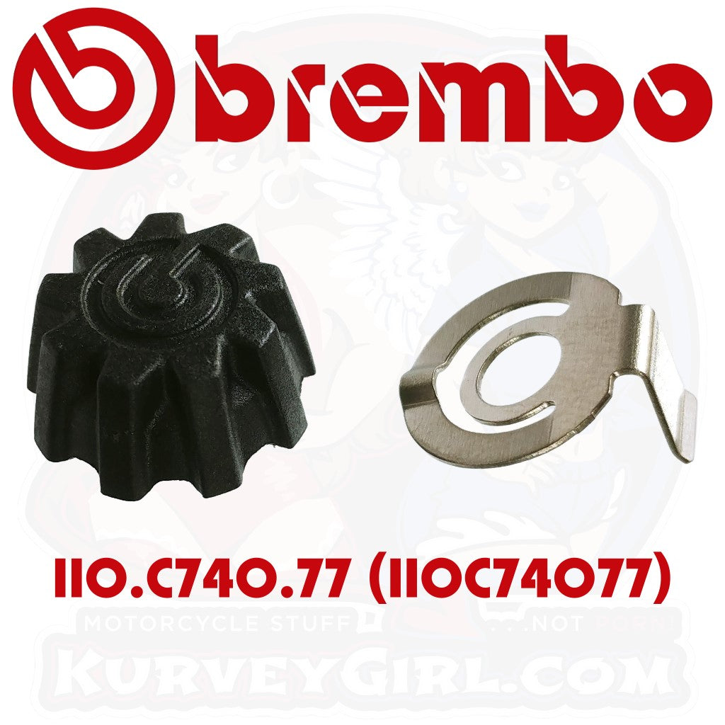 BREMBO RCS Corsa Corta Repair Kit: Replacement Adjustment Knob and Spring Kit (110.C740.77) (110C74077)