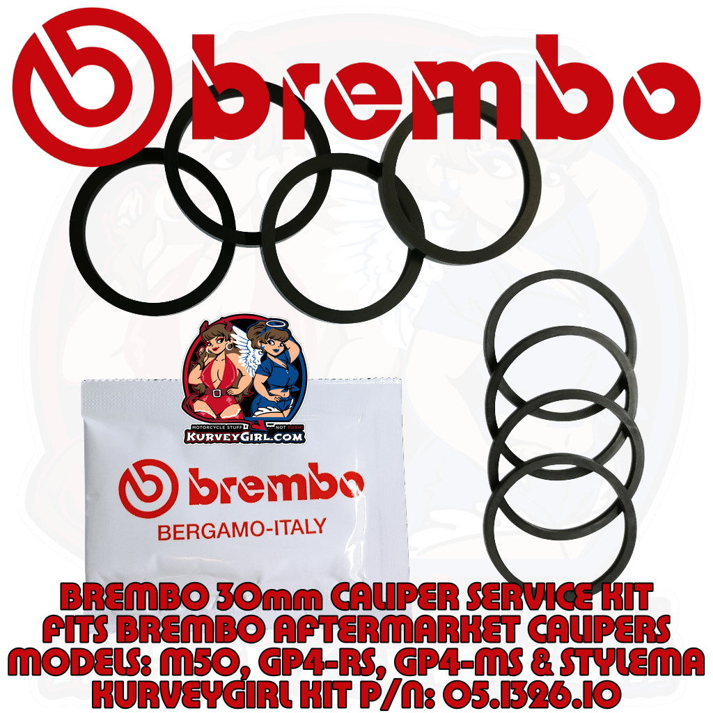 Brembo 30mm Caliper service Kit M50 GP4-RS GP4-MS STYLEMA 05132610 05.1326.10