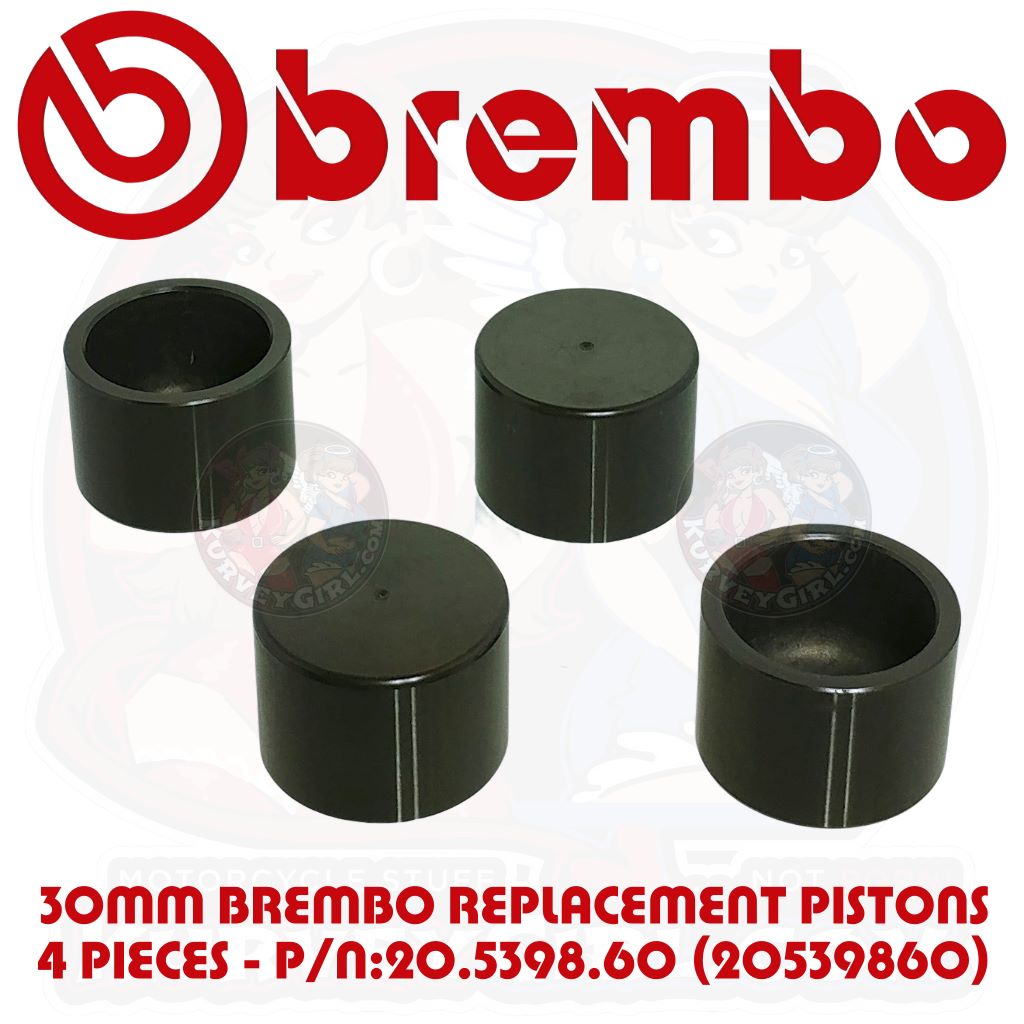 Large Image of Brembo 30 mm Diameter and 21.5mm Length replacement piston Kit 20.5398.60 (20539860)