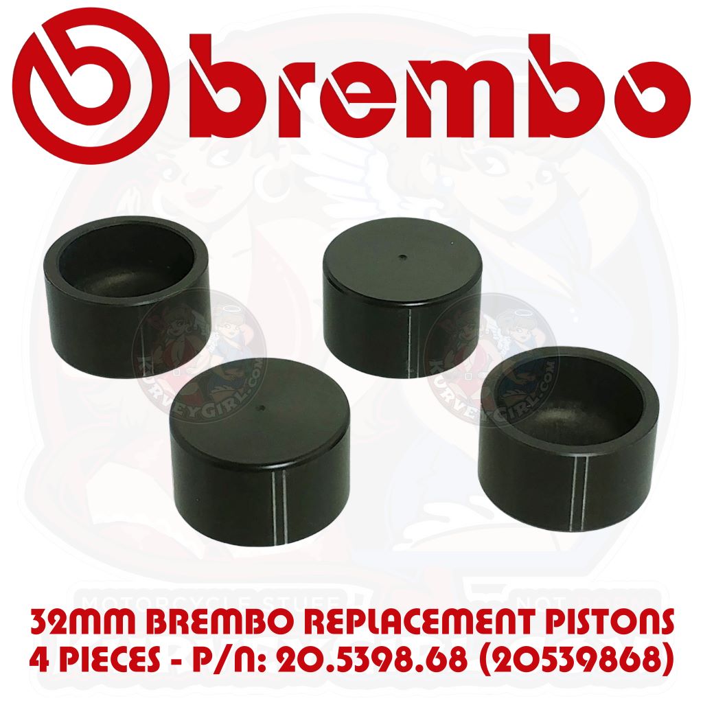 Large Image Brembo 32 mm replacement piston Kit 20.5398.68 (20539868)