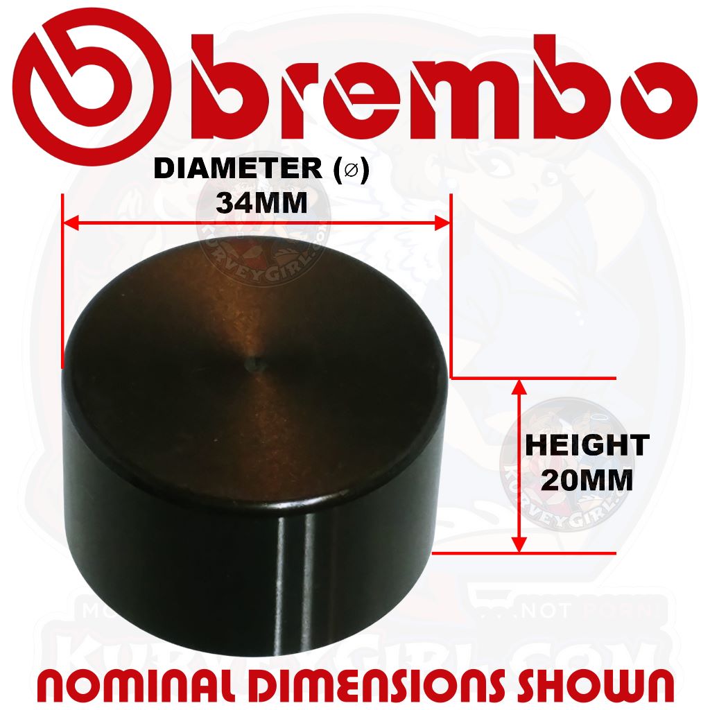 Brembo M4 Caliper Service Repair Kit Nominal Dimensions of included pistons 205474773 205.4747.73