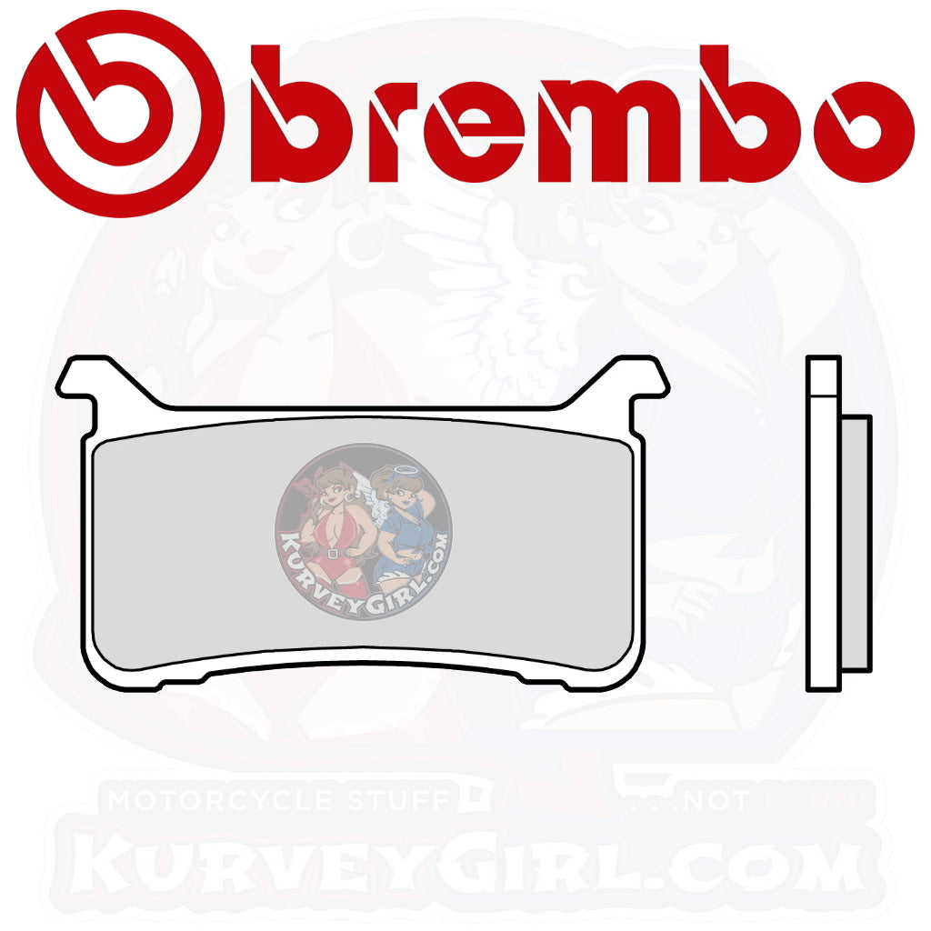 Brembo Brake Pad Shape Compound Z04 107A48610 107.A486.10 M108Z04 Pad Shape