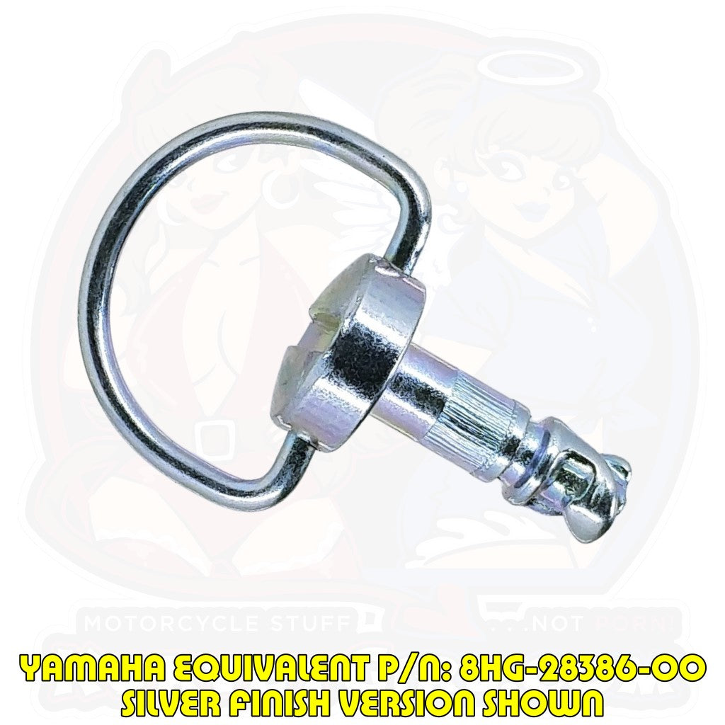 Dzus D8 14 mm D Ring Bolt Spare Part Silver Yamaha Equivalent