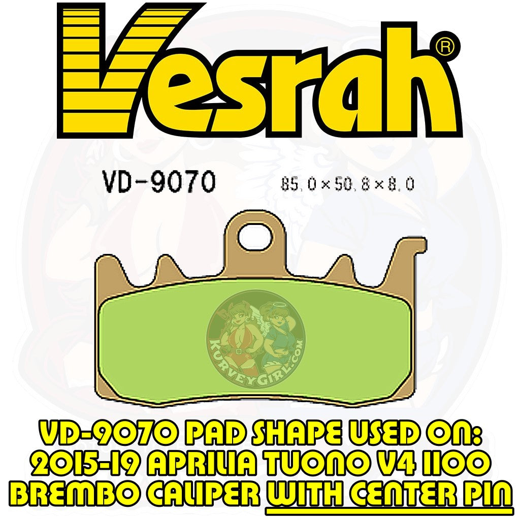 Vesrah Brake Pad Shape VD 9070 2