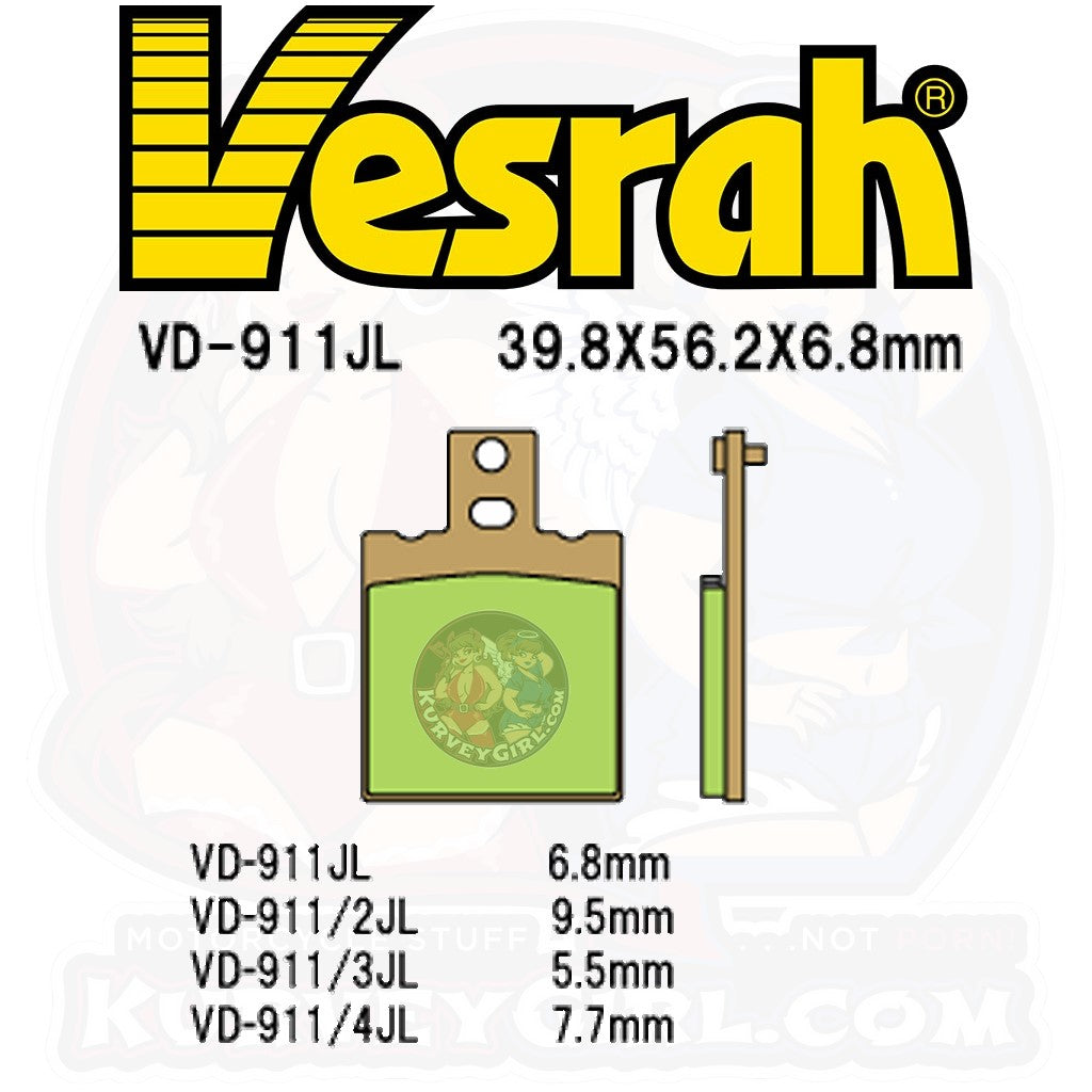 Vesrah Brake Pad Shape VD 911