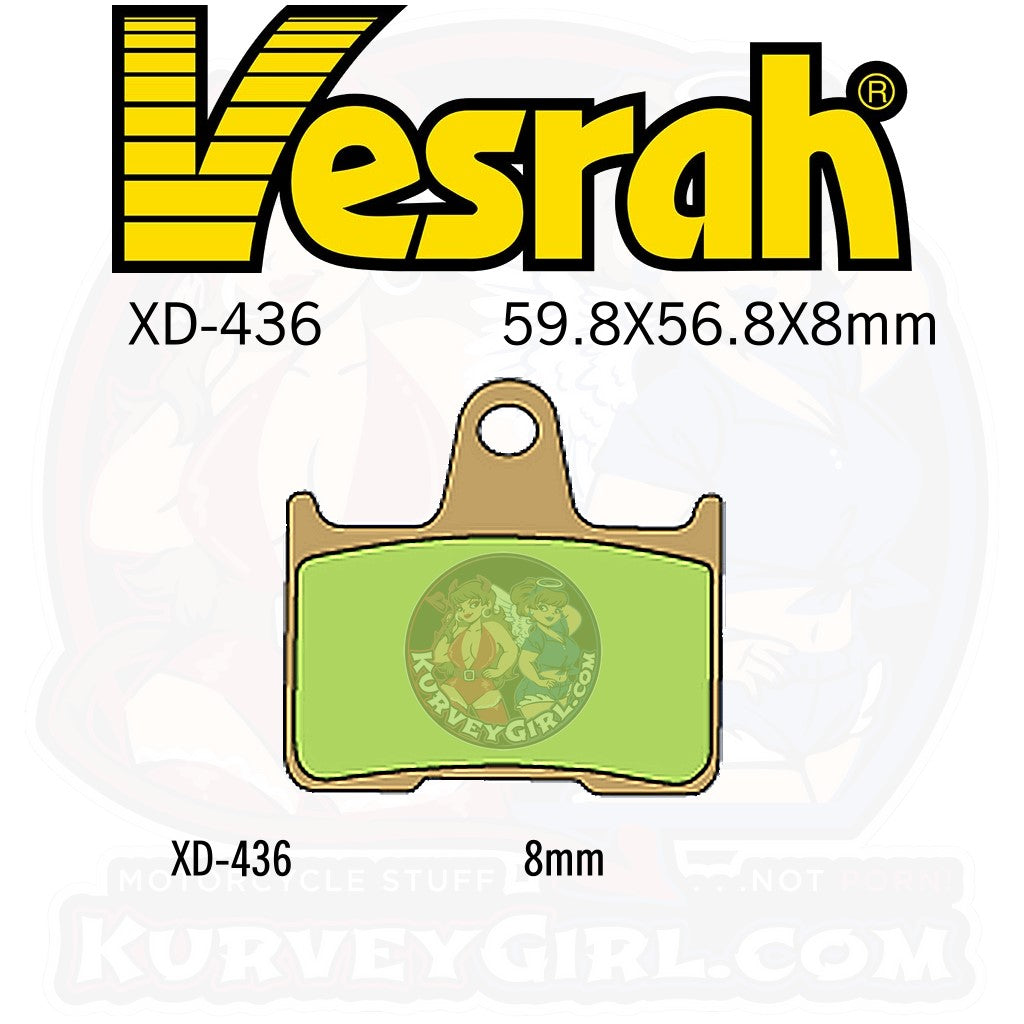 Vesrah Brake Pad Shape XD 436