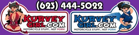 KurveyGirl Angel Devil Logo Color