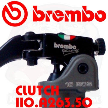 Brembo 16 RCS Radial Clutch Master Cylinder Kit 110A26350 110.A263.50
