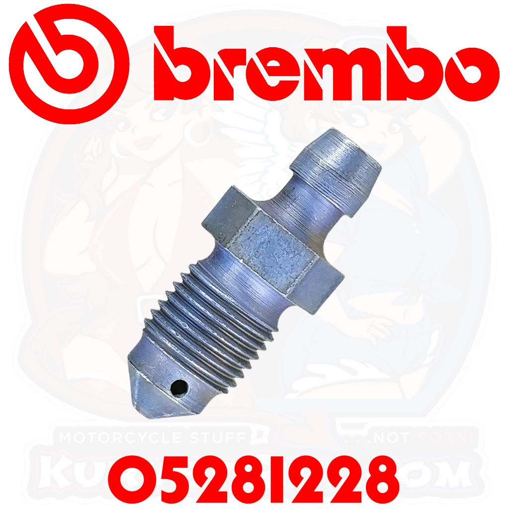 Brembo Bleed Screw Gray M10x1.0 05281228 (05.2812.28)