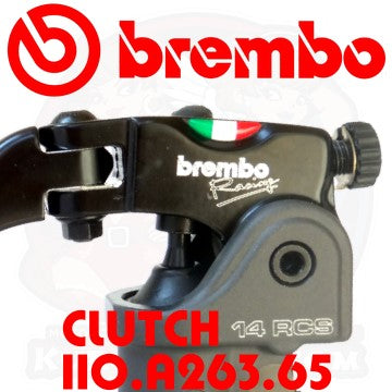 BREMBO 14 RCS Radial Clutch Master Cylinder Kit (110.A263.65) (110A26365)