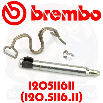 BREMBO CALIPER SPARE PART PAD RETAINING SPRING AND PIN 120511611 120.5116.11 icon