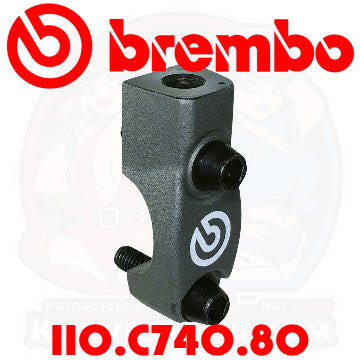 BREMBO RCS Corsa Corta Clamp: Mirror Mount - Left-Handed Thread - M8x1.25 (110.C740.80) (110C74080)