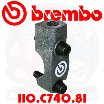 BREMBO RCS Corsa Corta Clamp: Mirror Mount - Right-Handed Thread - M8x1.25 (110.C740.81) (110C74081)