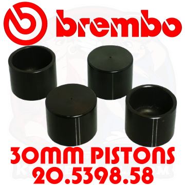 Small Image of Brembo 30 mm Diameter and 23mm Height replacement piston Kit 20.5398.58 (20539858)