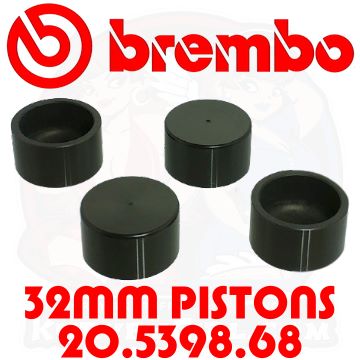 Small Image of Brembo 32 mm replacement piston Kit 20.5398.68 (20539868)