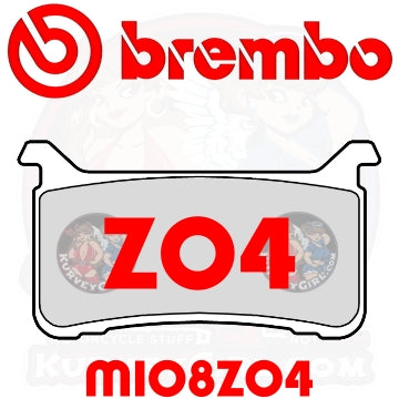 Brembo Brake Pad Shape Compound Z04 107A48610 107.A486.10 M108Z04
