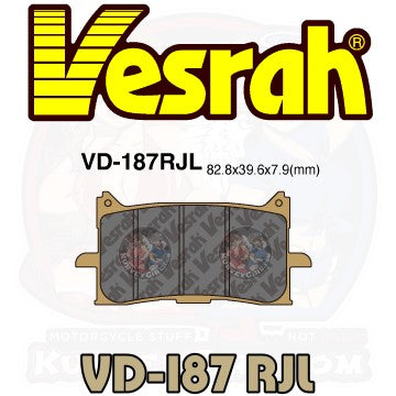 Vesrah Brake Pad Shape VD 187 RJL Icon Image