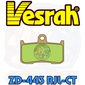 Vesrah Brake Pad Shape ZD 443 RJL-CT ZD443CT