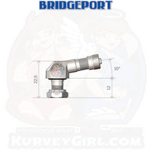 Load image into Gallery viewer, 83deg Aluminum 8.3mm Racing Angled Valve Stems - Silver (2 pcs)
