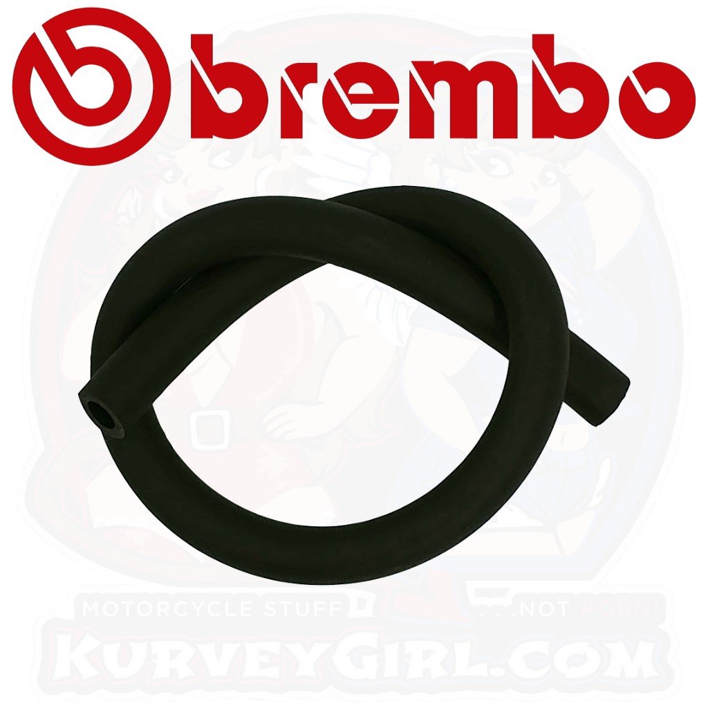 BREMBO: Hose 06537503-300 - Black - Length=300mm (Aprox. 11in)