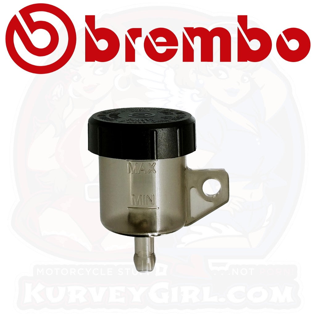 Brembo Reservoir Smoke Size 15 ml Small Straight 10444643 10.4446.43