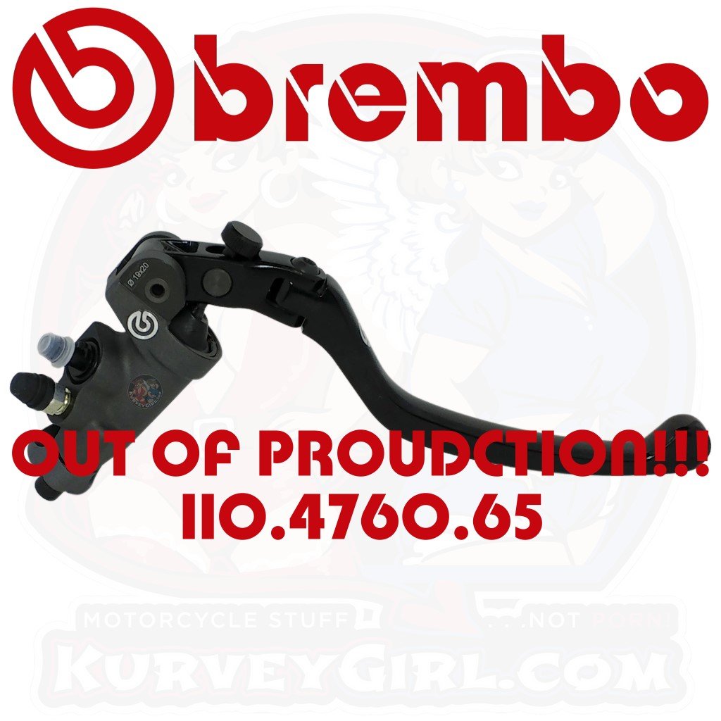Brembo GP MK2 19x20 Radial Brake Master Cylinder Folding Lever 110476065 110.4760.65