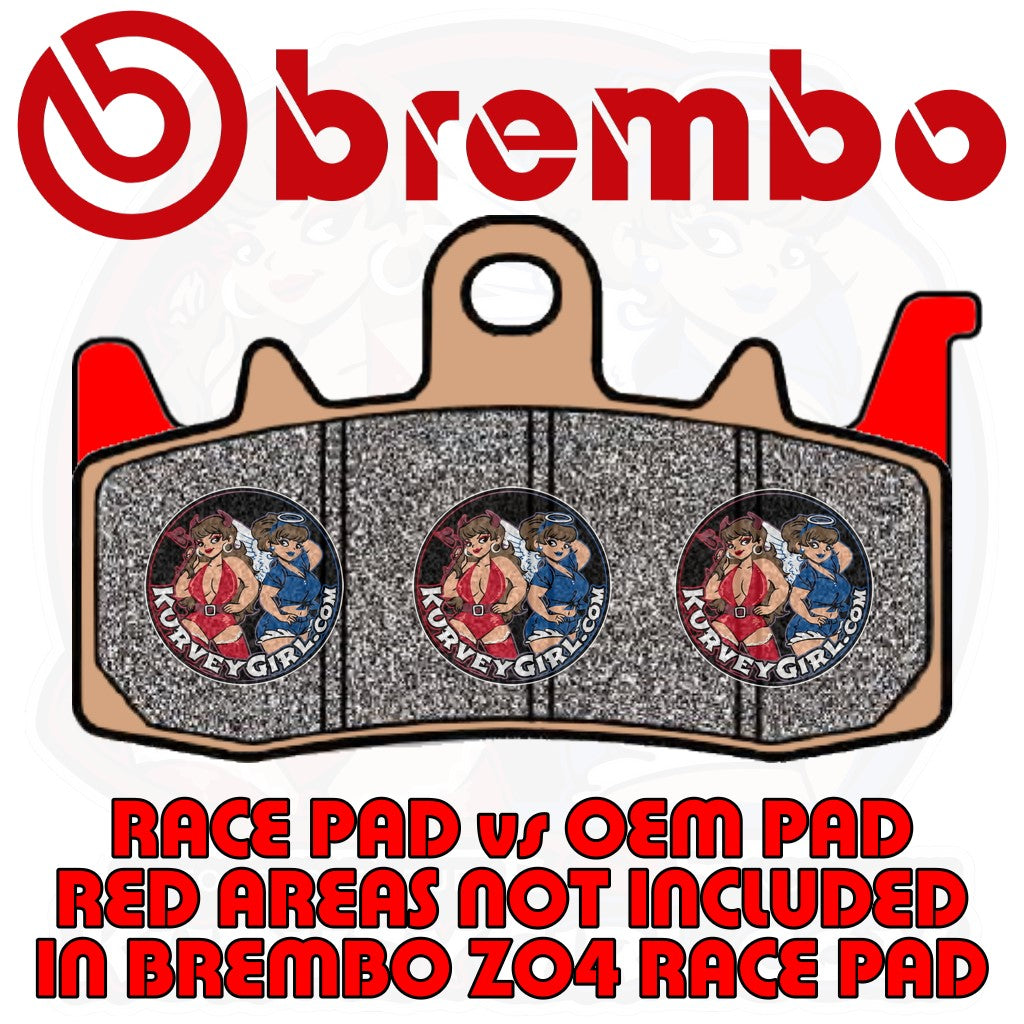 Brembo Z04 Brake Pads: 107A48656 / M568Z04