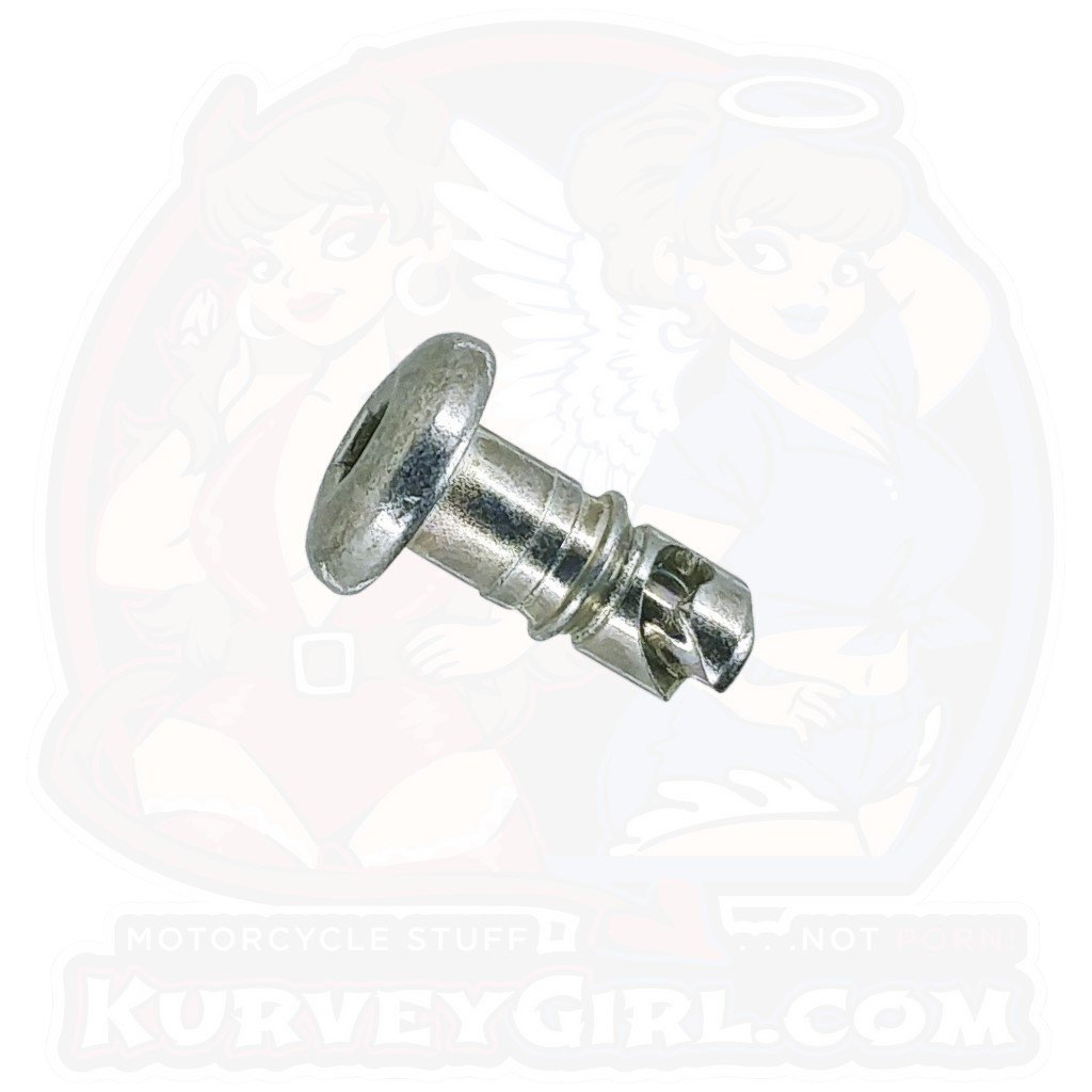 Dzus D3 Spare Part 12 mm Button Head Bolt Silver