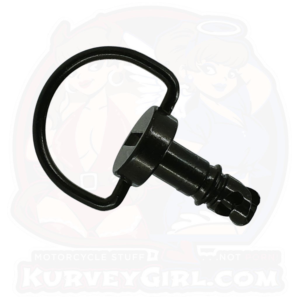 Spare Part: 1pc, DZUS CLASSIC (D3), D-Ring, Black, WL=14mm