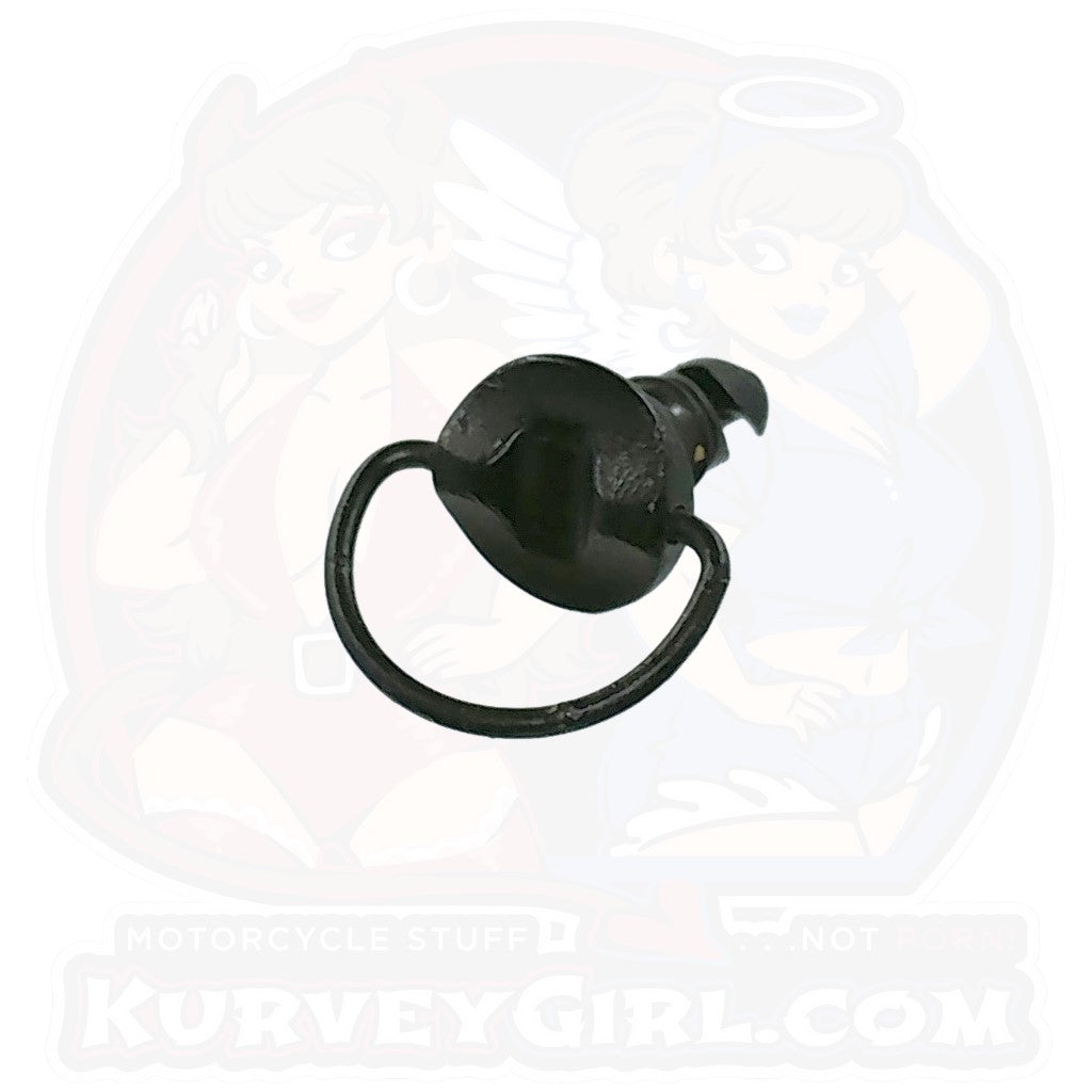 Spare Part: 1pc, Genuine Ducati Dzus Bolt - OEM Black Finish