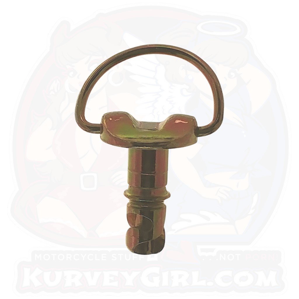 Dzus Genuine Winged D Ring Bolt Gold Tone Finish Spare Part MV Agusta Ducati