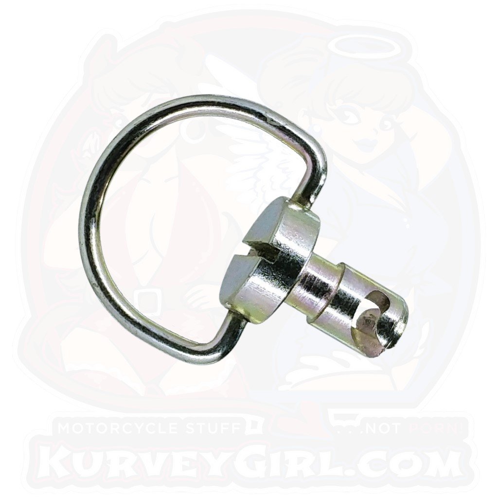 Spare Part: 1pc, DZUS PRO (D4), D-Ring, Silver, Length (35)