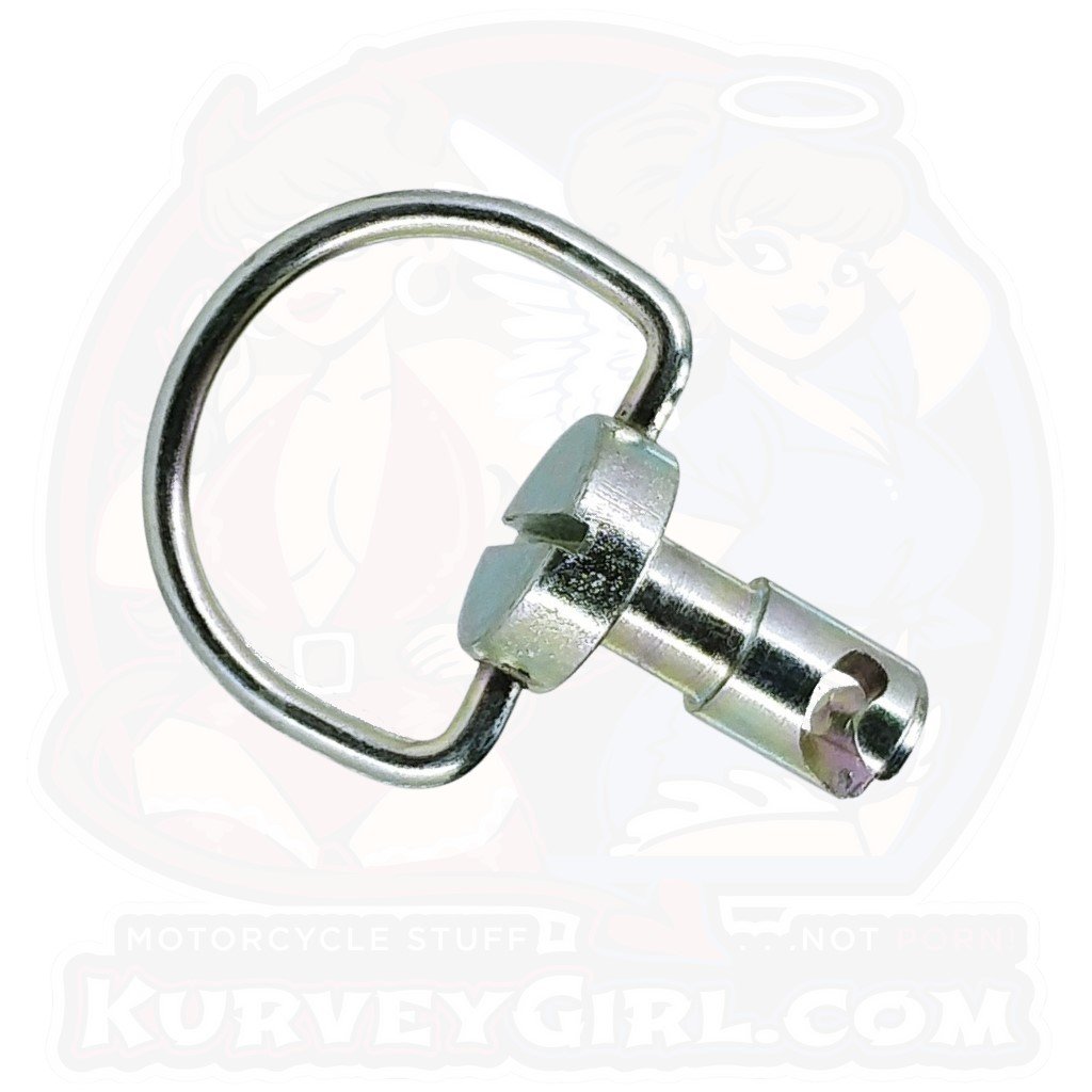 Spare Part: 1pc, DZUS PRO (D4), D-Ring, Silver, Length (45)