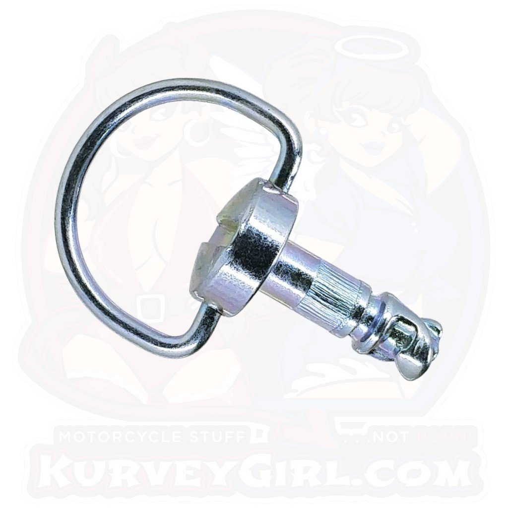 Spare Part: 1pc, DZUS (D8), D-Ring, Silver, WL=14mm