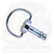 Load image into Gallery viewer, Spare Part: 1pc, DZUS (D8), D-Ring, Silver, WL=14mm
