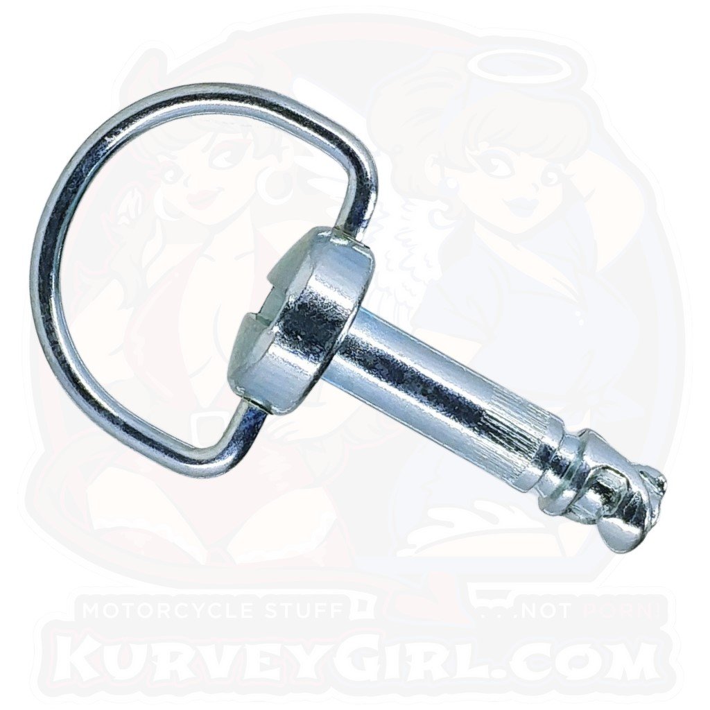 Dzus D8 20 mm D Ring Spare Part Silver