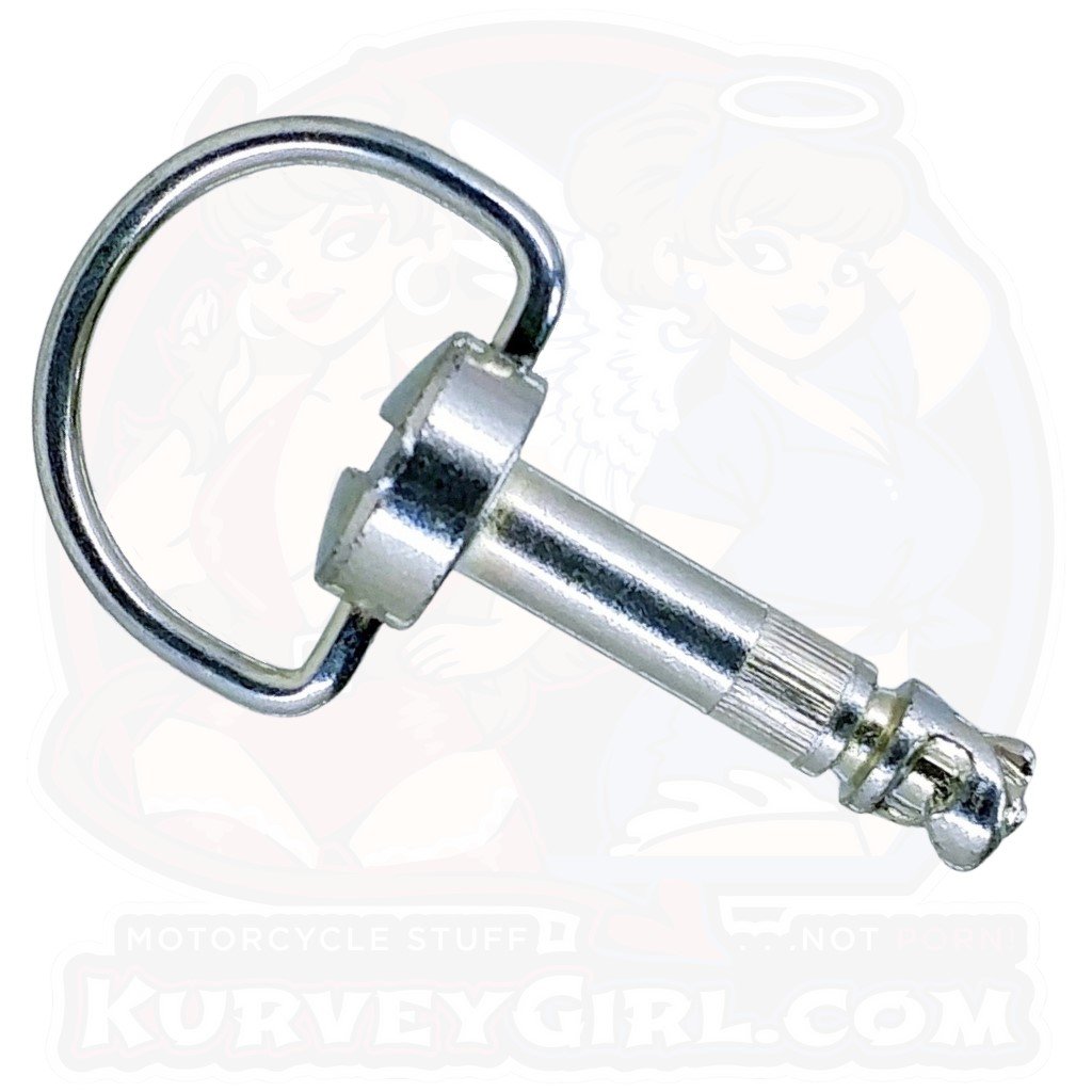 Dzus D8 22 mm D Ring Spare Part Silver