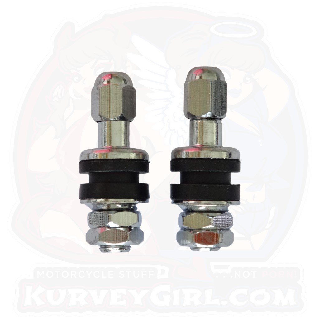 Enkei 3/4" Short Metal Valve Stem 11.3mm Set (2pcs) KurveyGirl