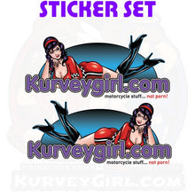 Load image into Gallery viewer, KurveyGirl - 2013 PinUp Sticker Set - FREE - LIMIT 1 Set
