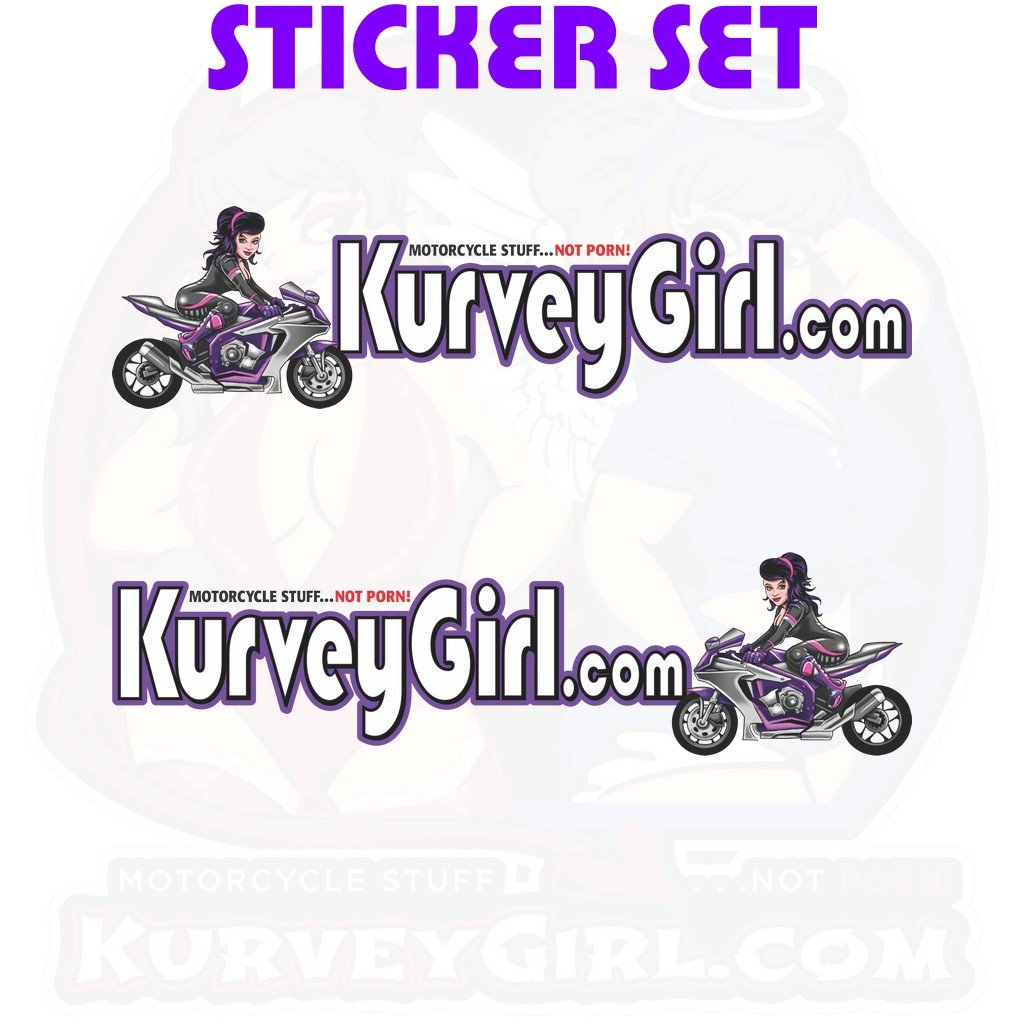 KurveyGirl - 2016 PinUp Sticker Set - FREE - LIMIT 1 Set