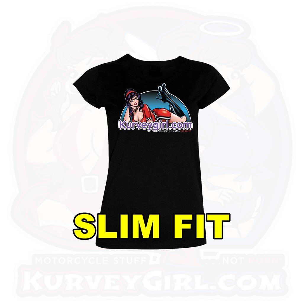 KurveyGirl - Womens Slim Fit T-Shirt - 2013 Pin-up - Size: 2XL