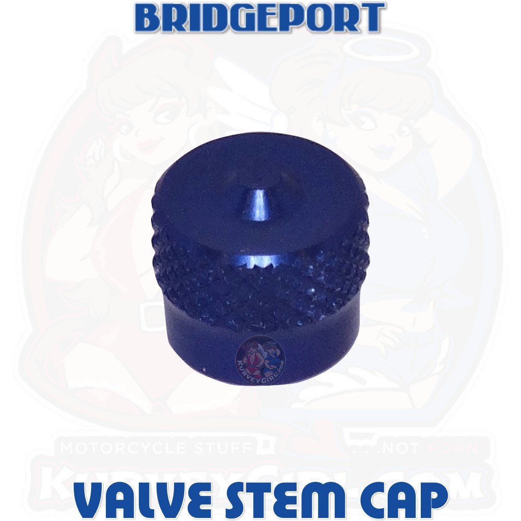 Replacement Valve Stem Cap: Blue