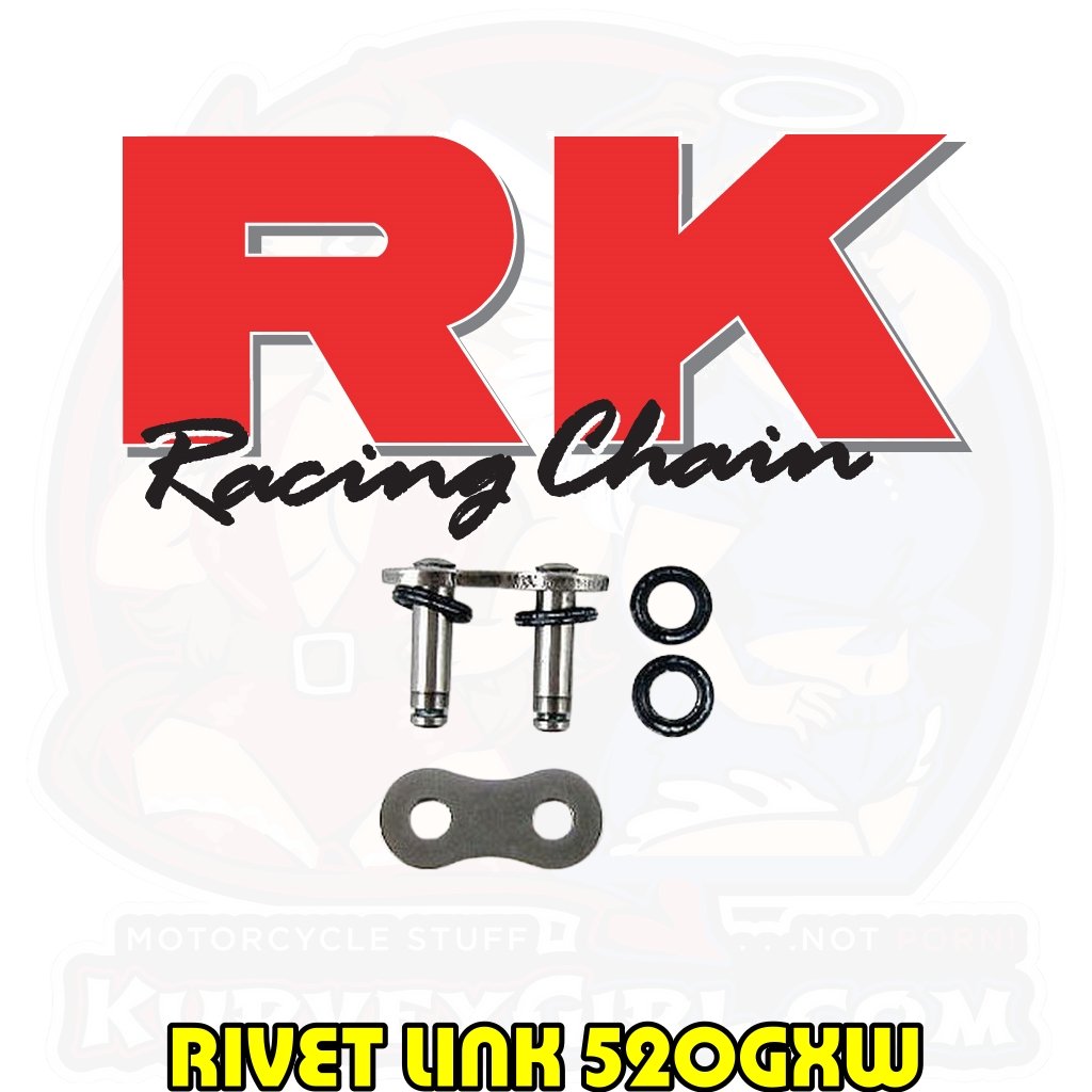 Rivet Link : RK Chain : 520GXW - Standard Finish