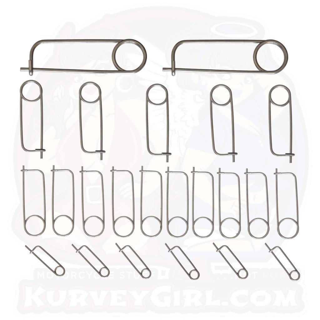 Spring Clip Kit: Assorted - 23pcs - (Stainless Steel) – KurveyGirl